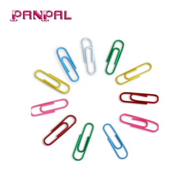 Bsci Factory Hot Sale Customized Package Plastic Coated Colorful Paper Clips