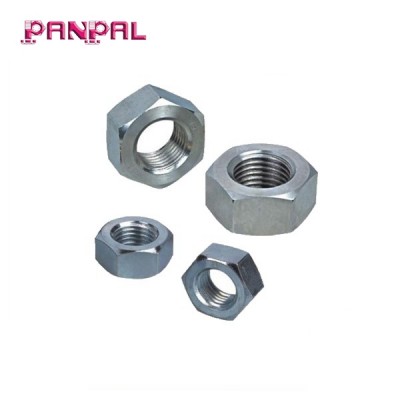 BSCI factory hot sale customized package iron zinc plated hexagon nuts