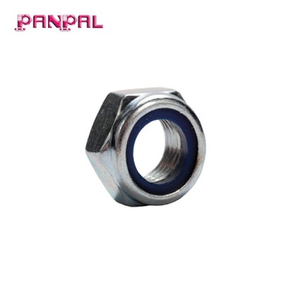 Made of high quality steel hexagonal nylon insert screw lock nut made in China