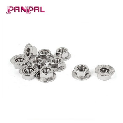 BSCI Approved 78pcs Zinc Plated Steel  Hex Head Serrated Flange Nut