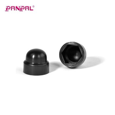 BSCI Approved factory hot sale plastic snap on domed nut bolt screw cover,protective cover