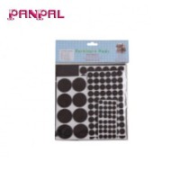 NON-Woven EVA 155pcs black assorted sizes floor protection felt pads with paper card