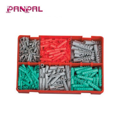 BSCI approved China factory 445pcs wall plug plastic anchor