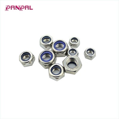 High quality hardware product metal insert wheel spiral lock nut types